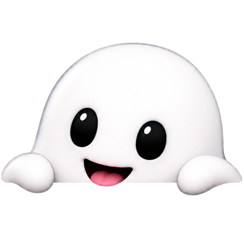 TabBoo ghost peeking up beside the FAQ